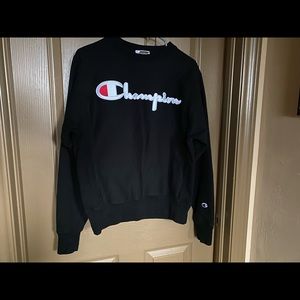 Champion Black Crewneck Woman’s Size Small
